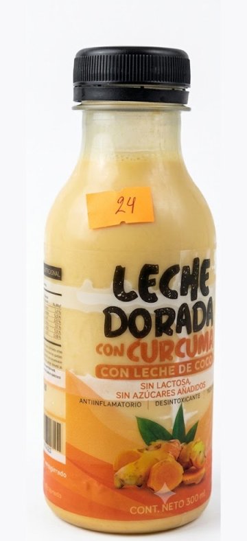 Leche Dorada con Cúrcuma 300 ml