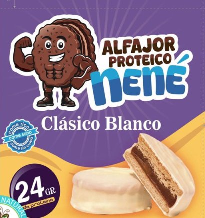 Alfajor Clásico Nene Blanco 150 g