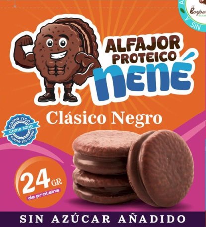 Alfajor Clásico Nene Negro 150 g