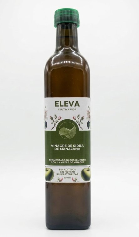 Vinagre de Sidra de Manzana Eleva Cultiva vida