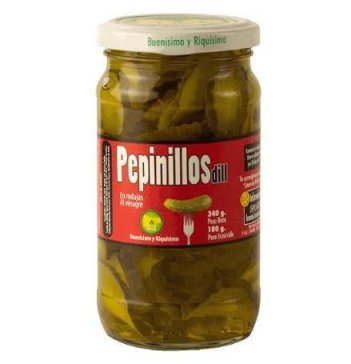 Pepinillos Dill Buenisimo y Riquisimos 340g