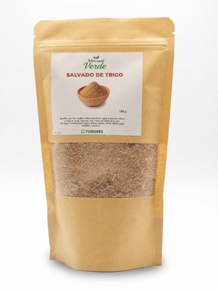 Salvado de Trigo 100g Mercado Verde