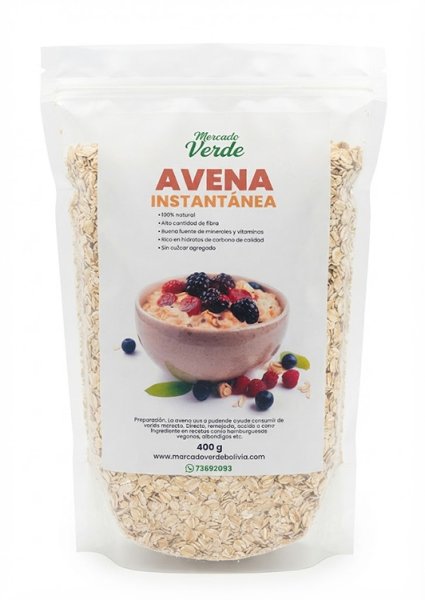 Avena Instantánea 400g Mercado Verde
