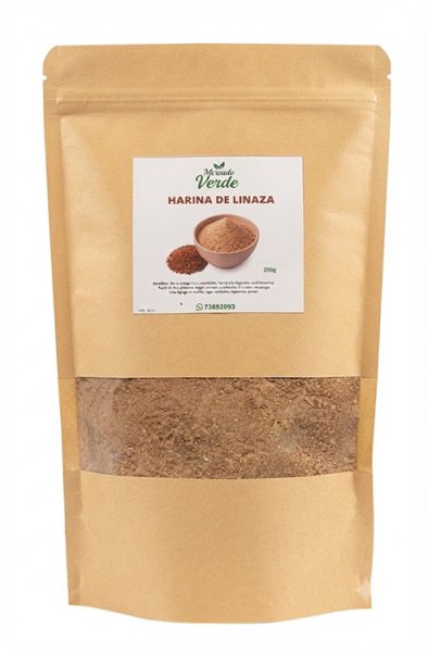 Harina de Linaza 200g Mercado Verde