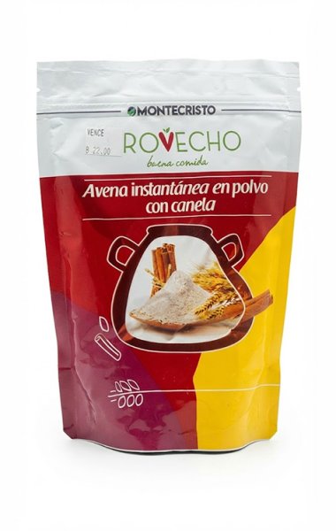 Avena Instantánea en polvo con canela Montecristo