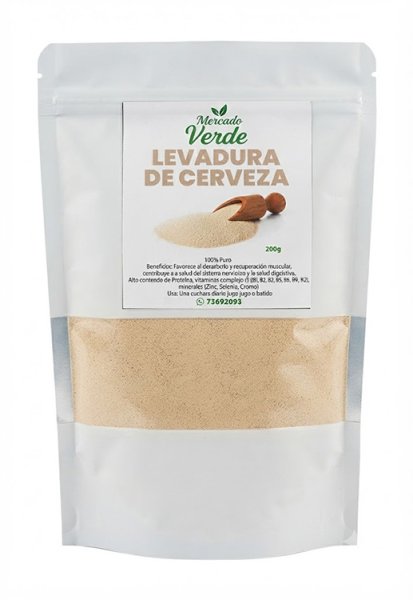 Levadura de Cerveza 200g Mercado Verde