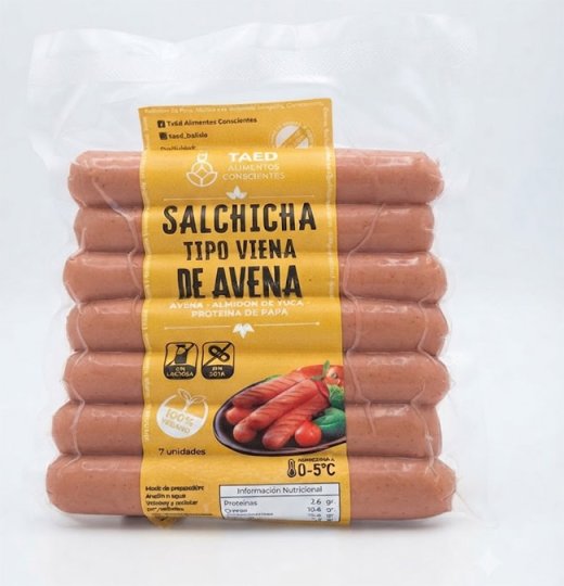 Salchicha tipo Viena de avena Taed